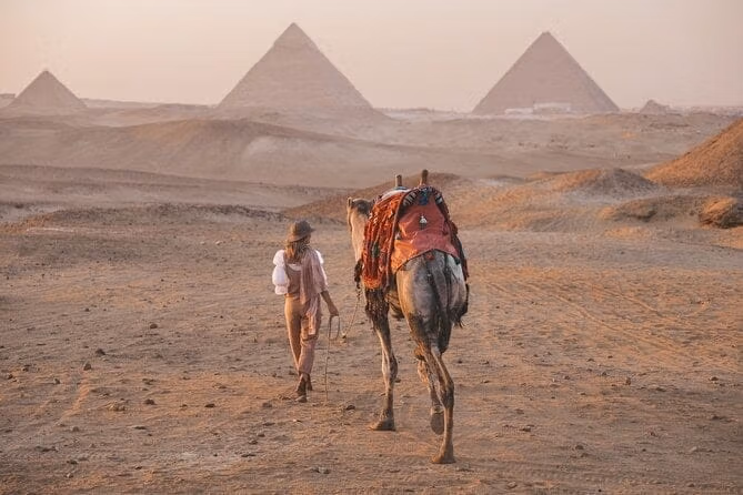 Каир и Пирамиды Гизы (на самолёте)