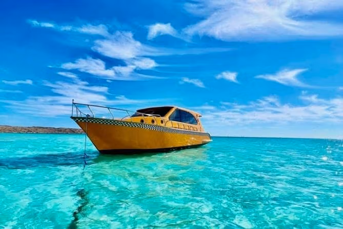 Белый остров и вечерняя Хургада